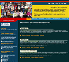 Faith Preschool Website